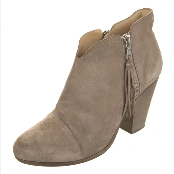 Rag & Bone Margot Fringe Bootie Size 37/7 - Picture 1 of 8